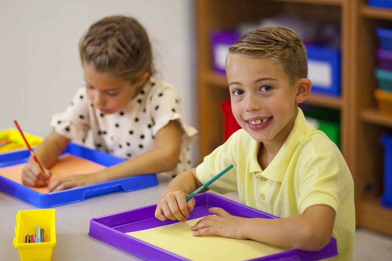 Storex Sorting and Crafts Tray, Teal - Image 3